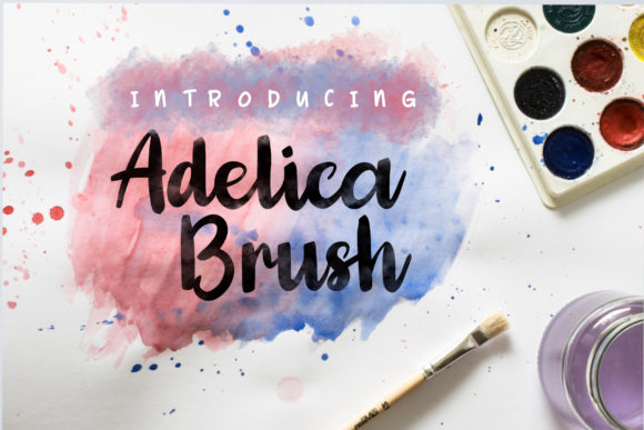Adelica Brush: A Playful Typeface for Editorial Design