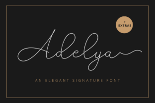 Adelya: A Fluid Monoline Typeface for Modern Branding