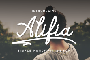 Alifia: The Handwritten Font That Elevates Your Brand