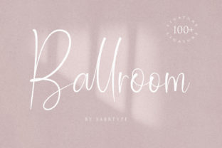 Ballroom Font: The Handwritten Typeface for Crafters