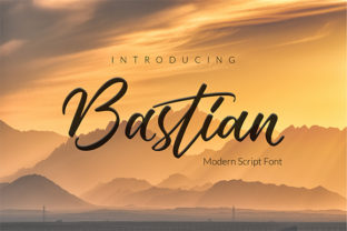 Bastian: A Bold Script for Modern Brand Identity