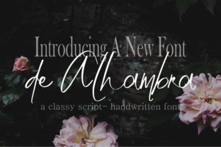 De Alhambra Font: Elevating Web Design with Handwritten Style