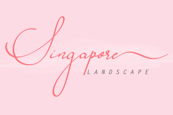 Elevating Brand Identity with the Singapore Landscape Typeface