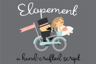 Elopement: A Hand-Crafted Script Font for Editorial Design