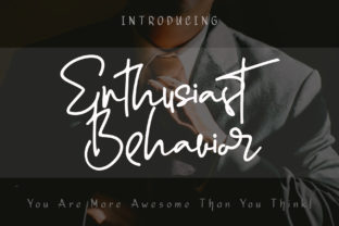 Enthusiast Behavior: The Script Font That Stops the Scroll