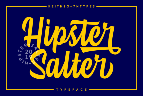 Hipster Salter: The Bold Typeface Your Brand Needs