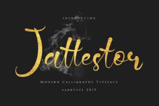 Jattestor: A Modern Script Typeface for Web Design