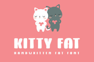 Kitty Fat: The Bold Handwritten Font for Crafters