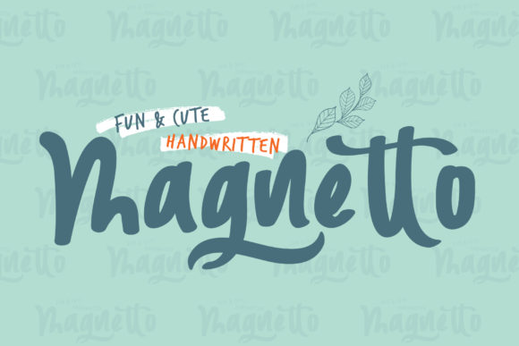 Magnetto: The Handwritten Font That Elevates Small Business Brands