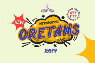 Oretans Font Review: A Playful 3D Typeface for Brands