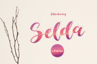 Selda Duo: A Cheerful Script Typeface for Editorial Design