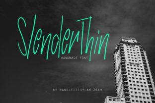 Slender Thin: A Script Font for Editorial Impact
