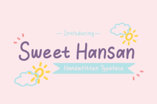 Sweet Hansan: A Playful Font for Small Business Branding