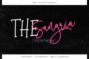 Upgrade Your Brand with The Sangria Duo Typeface